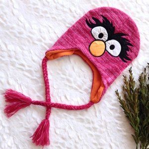 Pink Muppets Animal winter braided tassel hat